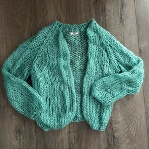 Maiami mohair Open-Knit Sweater